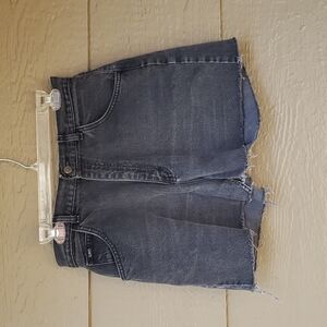 Vintage 90s Lee high rise cotton black cutoff denim jean shorts